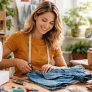 Cristiane Ruon dos Santos mostra como a sustentabilidade na costura ganha força com o upcycling.