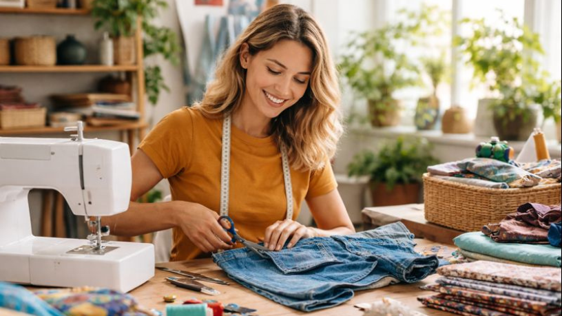 Cristiane Ruon dos Santos mostra como a sustentabilidade na costura ganha força com o upcycling.